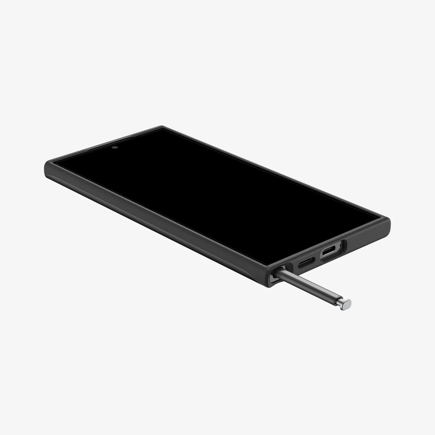 Spigen Samsung Galaxy S24 Ultra thin fit dėklas, juodas, 10 nuotrauka